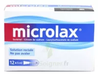 Microlax Sorbitol Citrate Et Laurilsulfoacetate De Sodium S Rect En Récipient Unidose 12récip-unidoses-can/5ml à Bassens