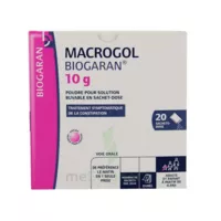 Macrogol Biogaran 10 G, Poudre Pour Solution Buvable En Sachet-dose à Bassens