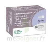 Doxylamine Teva Conseil 15 Mg, Comprimé Pelliculé Sécable à Bassens
