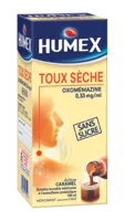 Humex 0,33 Mg/ml Solution Buvable Toux Sèche Oxomemazine Sans Sucre édulcorée à L'acésulfame Potassique Fl/150ml à Bassens